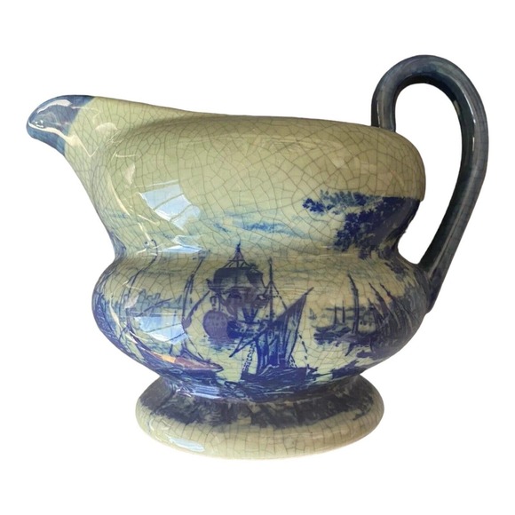 Vintage China Blue Vase, Fine Porcelain Made Exclusively‎ For Seymour Mann - Picture 3 of 8